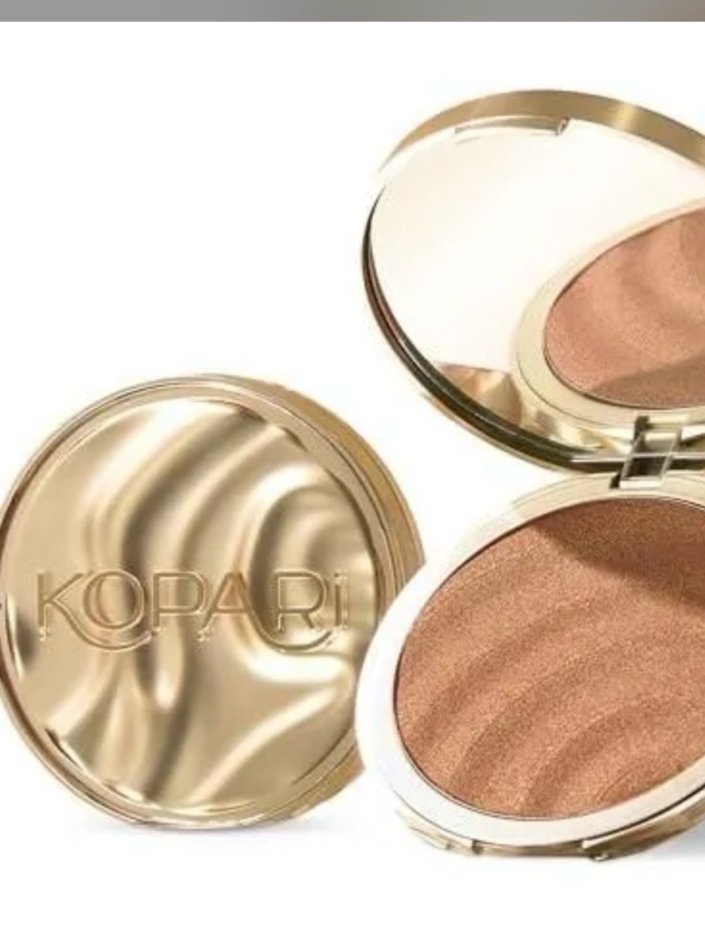 Kopari Luminous Golden Bronze Highlighter Compact